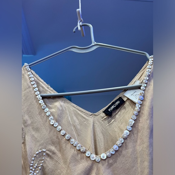 Pomodoro vintage embroidered and beaded dress - Picture 10 of 11